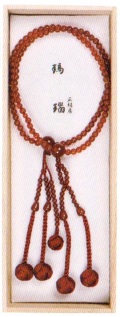 赤メノウ日蓮法華念珠